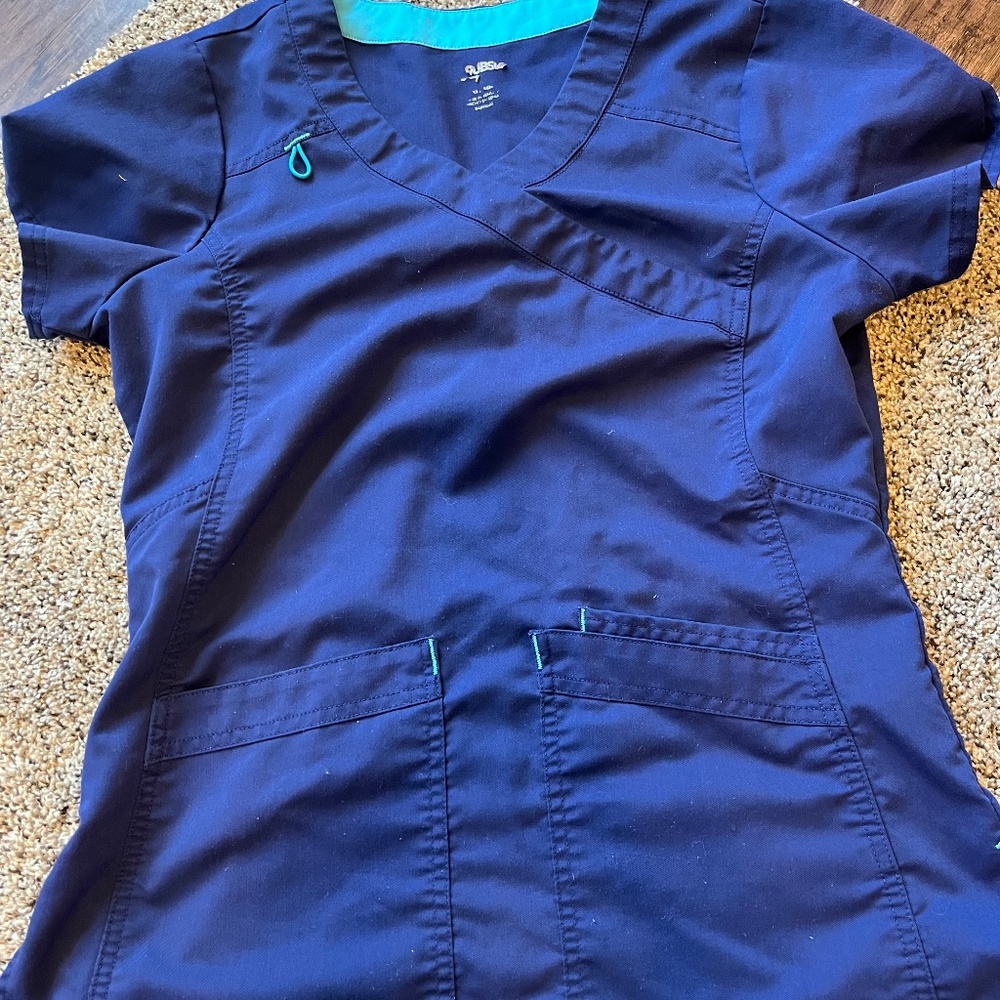 2 scrub tops